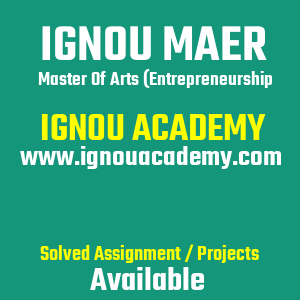 IGNOU MAER SOLVED ASSIGNMENT 2025 2026